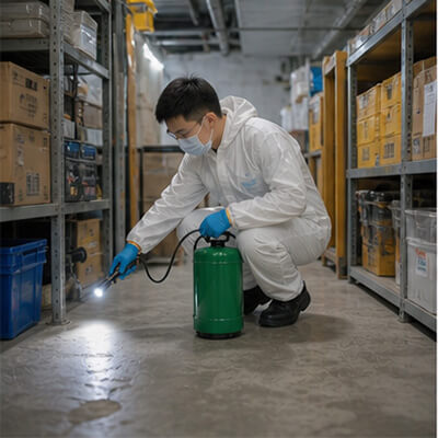 梧州市苍梧县仓储中心蟑螂清除案例